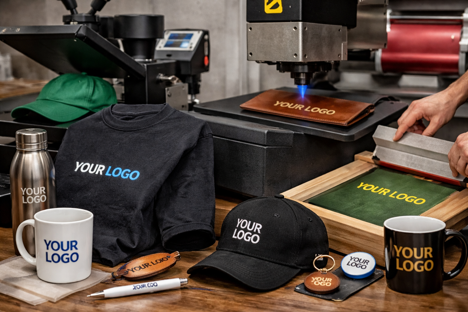 Какие методы нанесения логотипа лучше: сравнение технологий для сувениров и мерча