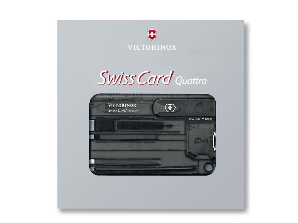 Швейцарская карточка «SwissCard Quattro», 13 функций